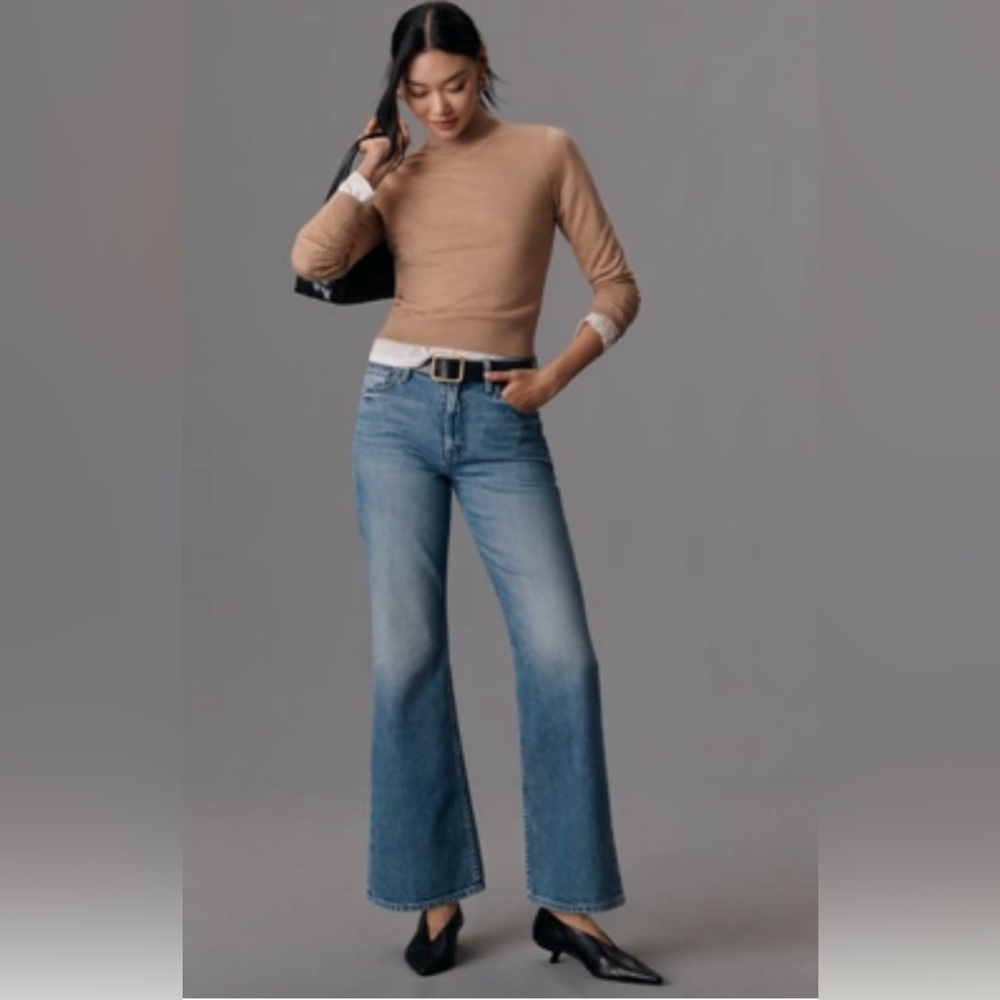 MOTHER Classic Blue Boot Cut Jeans NWT